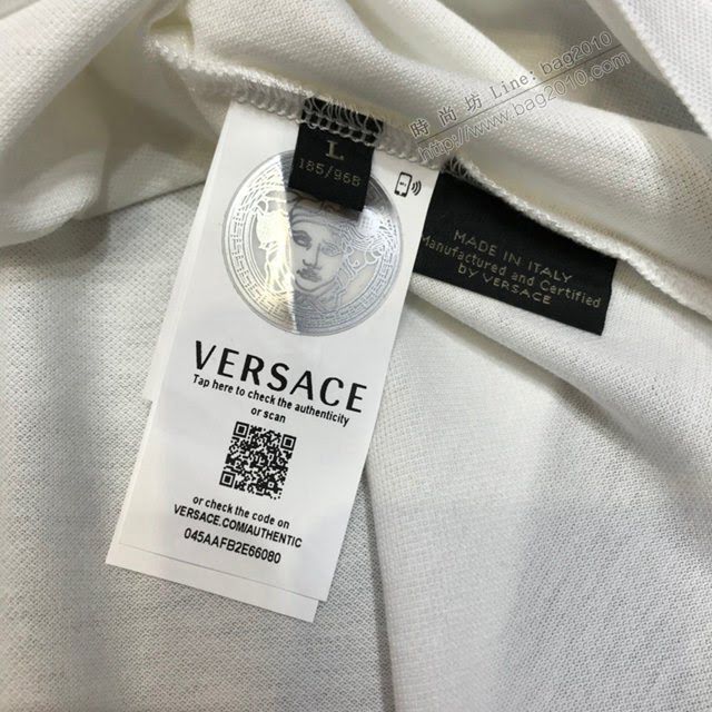 Versace男短袖 範思哲2020新款男裝 新款翻領T恤 POLO衫  tzy2486